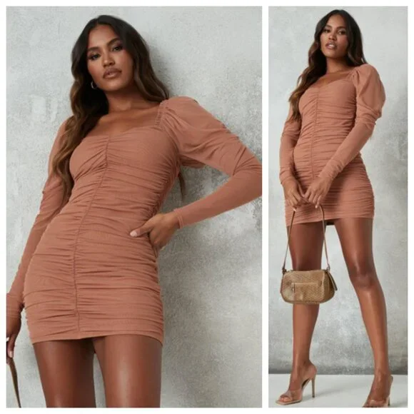 princess polly baby blue dress Women Sweater Dresses｜MISSGUIDED